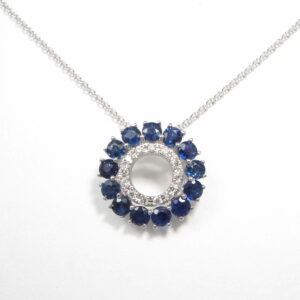 photo of N1801 Sapphire Necklace (.05,.64SA)