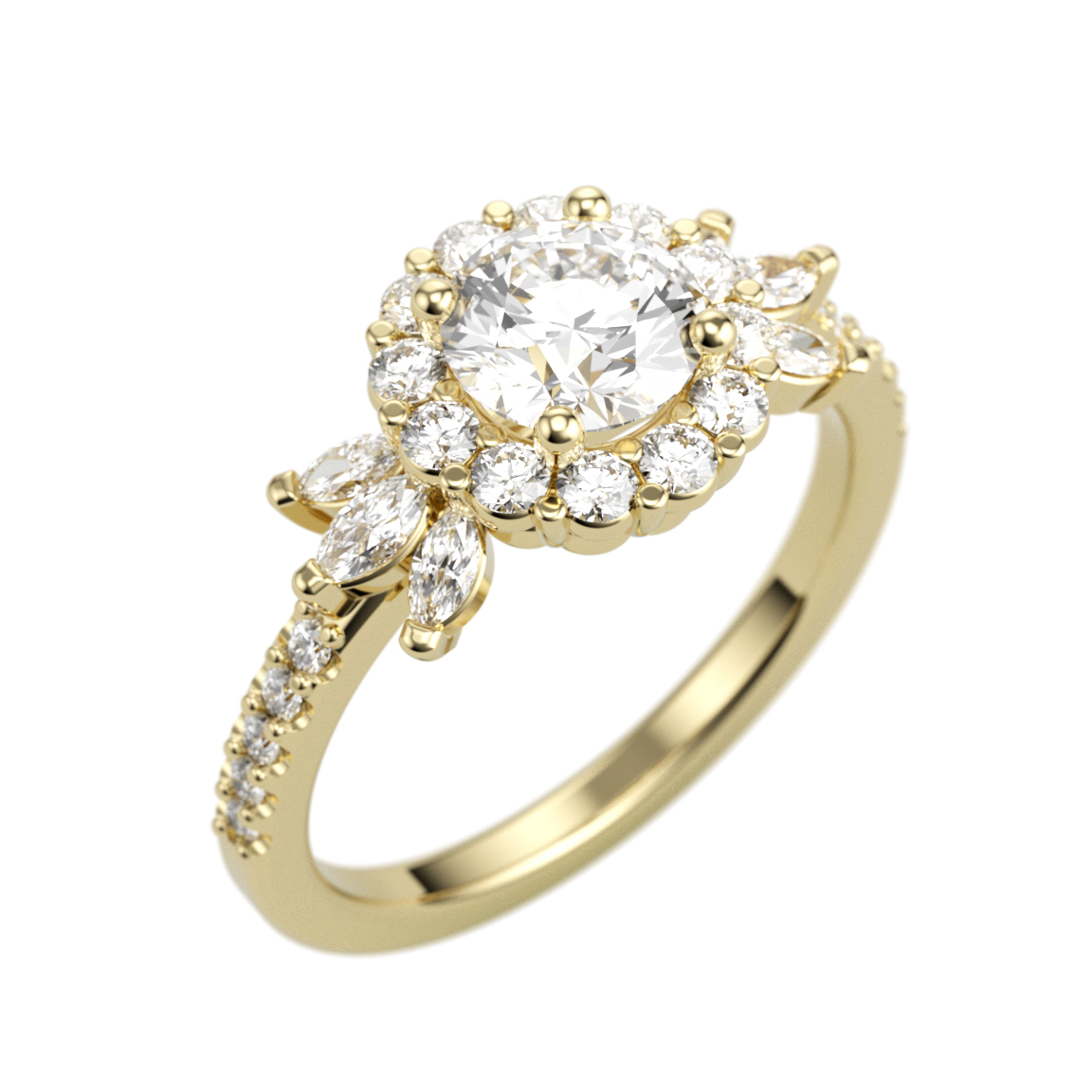 14k Yellow Gold