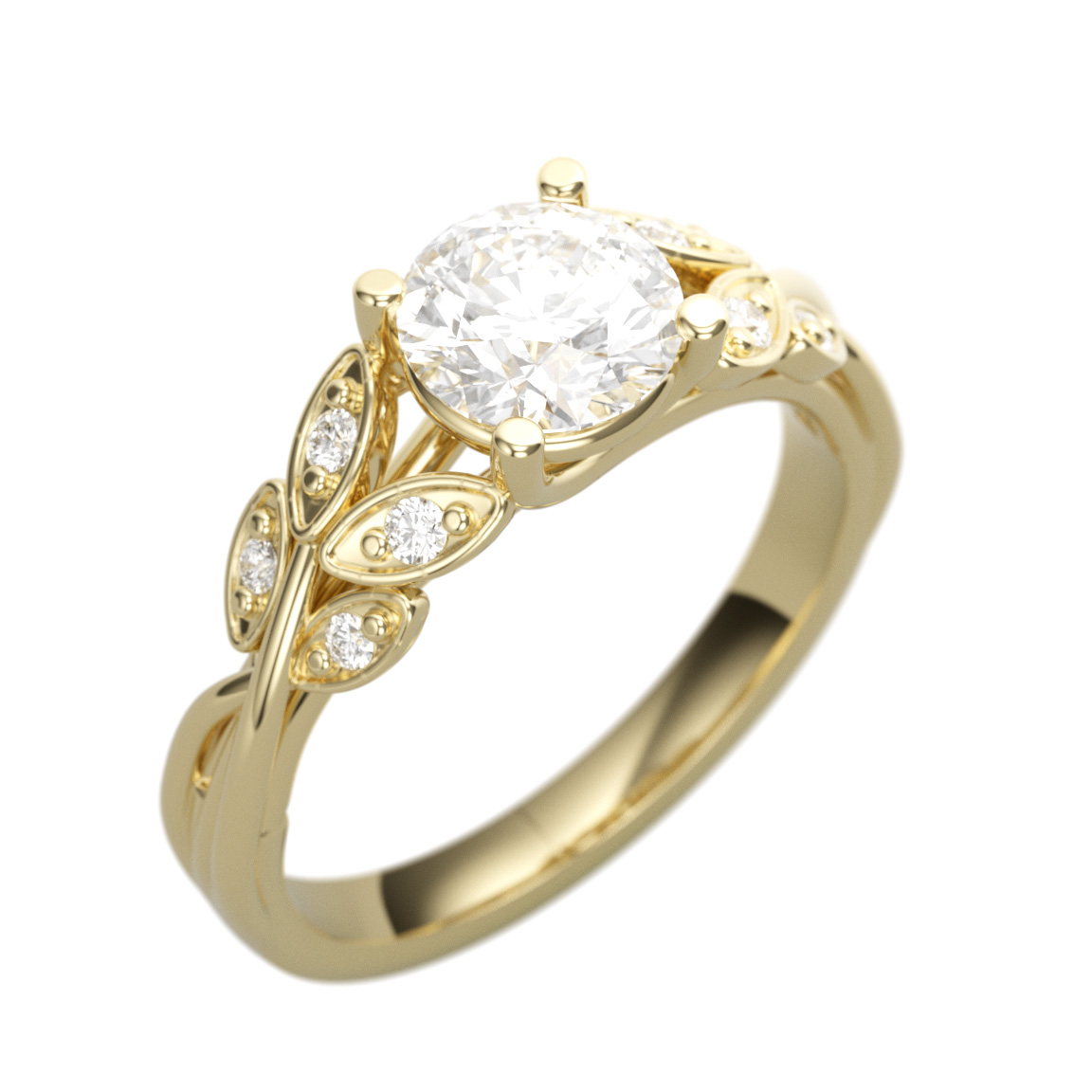 14k Yellow Gold